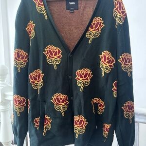 Vans Cardigan Floral Design Large